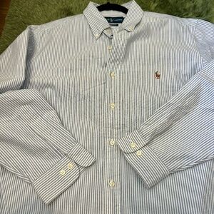 Polo Ralph Lauren NWOT man dress shirt striped 16